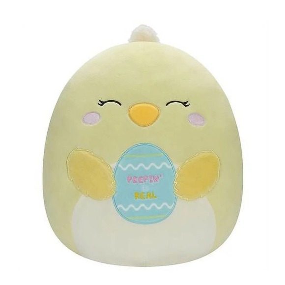 Squishmallow Aimee Yellow Chick 16” Easter Edition Holding Egg (Kelly Toy) - Picture 1 of 10